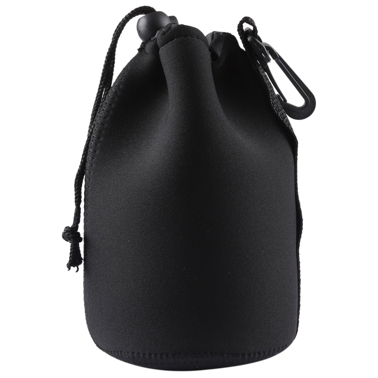 Neoprene SLR Camera Lens Carrying Bag Pouch Bag with Carabiner, Size: 10x18cm, Size: 10x18cm