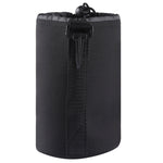 Neoprene SLR Camera Lens Carrying Bag Pouch Bag with Carabiner, Size: 10x18cm, Size: 10x18cm