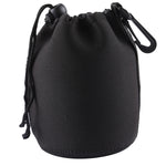 Neoprene SLR Camera Lens Carrying Bag Pouch Bag with Carabiner, Size: 10x14cm, Size: 10x14cm