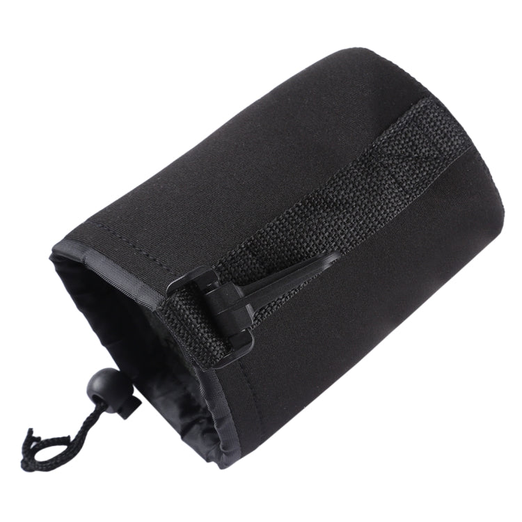 Neoprene SLR Camera Lens Carrying Bag Pouch Bag with Carabiner, Size: 10x14cm, Size: 10x14cm