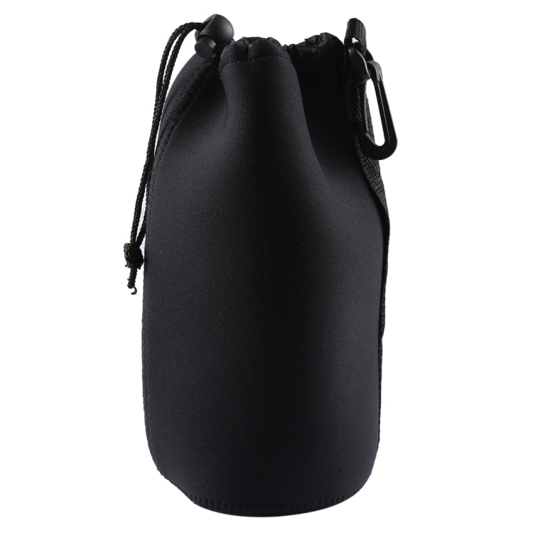 Neoprene SLR Camera Lens Carrying Bag Pouch Bag with Carabiner, Size: 10x22cm, Size: 10x22cm