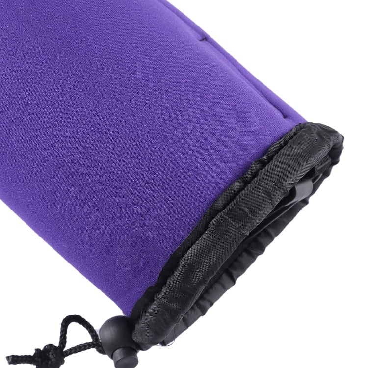 Neoprene SLR Camera Lens Carrying Bag Pouch Bag with Carabiner, Size: 10x22cm, Size: 10x22cm