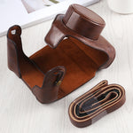 Full Body Camera PU Leather Case Bag with Strap for FUJIFILM X10 / X20, For FUJI X10