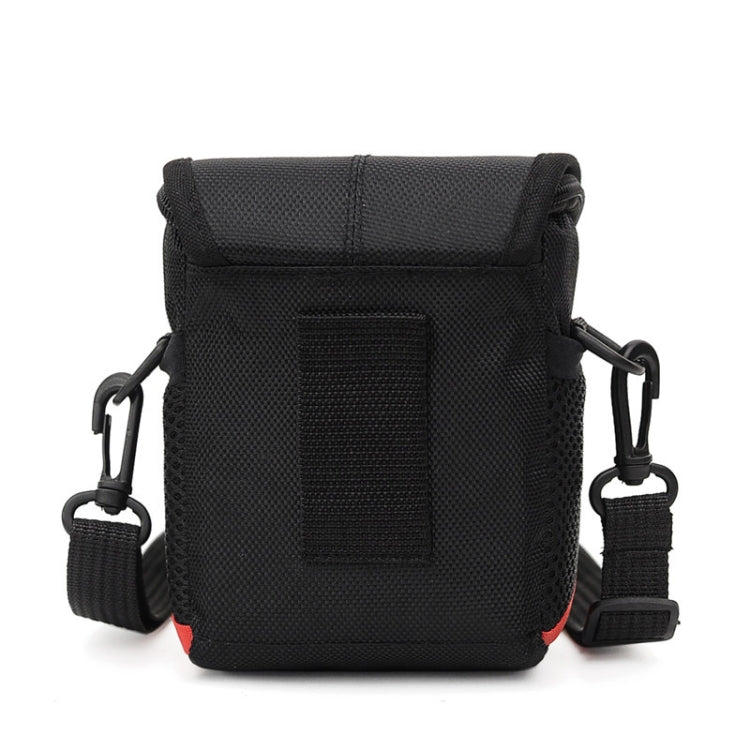 Universal Mini Digital Cloth Camera Bag with Strap, Size: 115 x 105 x 155mm, 11 x 10 x 15cm(Black)