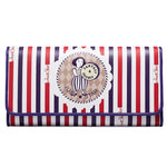 Just Star 3-fold Dreamlike Pattern Printing Long Wallet, 3-fold Wallet