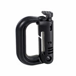 Plastic Portable Carabiner, 4 pcs in One Packaging, The Price is for 4 pcs (Light Grey), 4PCS Plastic Carabiner