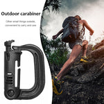 Plastic Portable Carabiner, 4 pcs in One Packaging, The Price is for 4 pcs (Light Grey), 4PCS Plastic Carabiner