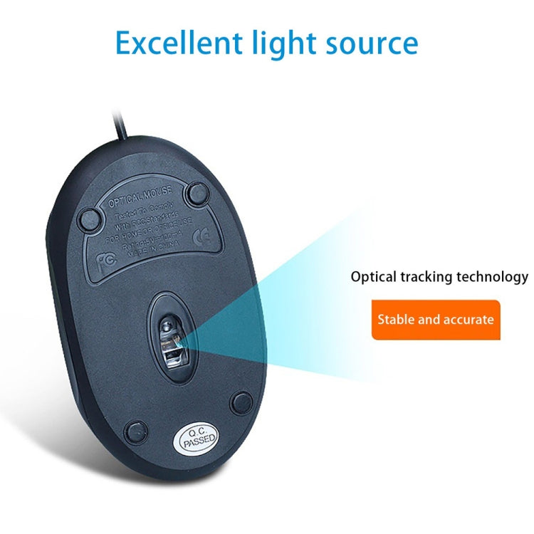 1000dpi Colorful Light USB Scroll Wheel Optical Mouse