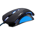 T7 Wired 3 Color Changeable 1200 DPI 1600DPI 2400DPI Gaming USB Optical Mouse, T7