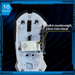 T7 Wired 3 Color Changeable 1200 DPI 1600DPI 2400DPI Gaming USB Optical Mouse, T7