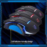 T7 Wired 3 Color Changeable 1200 DPI 1600DPI 2400DPI Gaming USB Optical Mouse, T7
