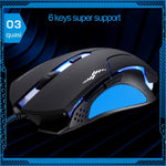 T7 Wired 3 Color Changeable 1200 DPI 1600DPI 2400DPI Gaming USB Optical Mouse, T7