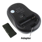 2.4GHz Wireless Optical Mouse with USB Receiver, Plug and Play, Working Distance up to 10 Meters