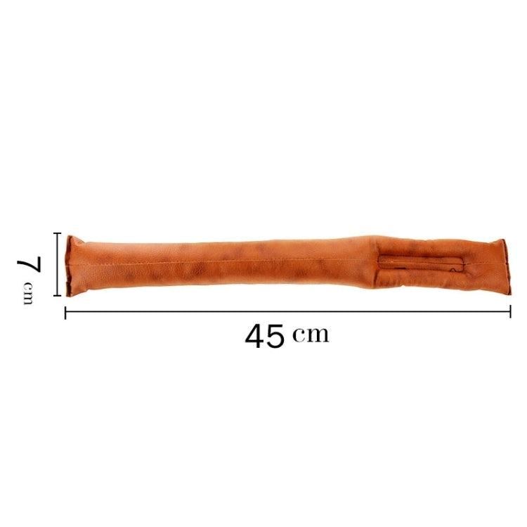 2 PCS Leather Car Seat Gap Filler, Size: 45x7x4.5cm