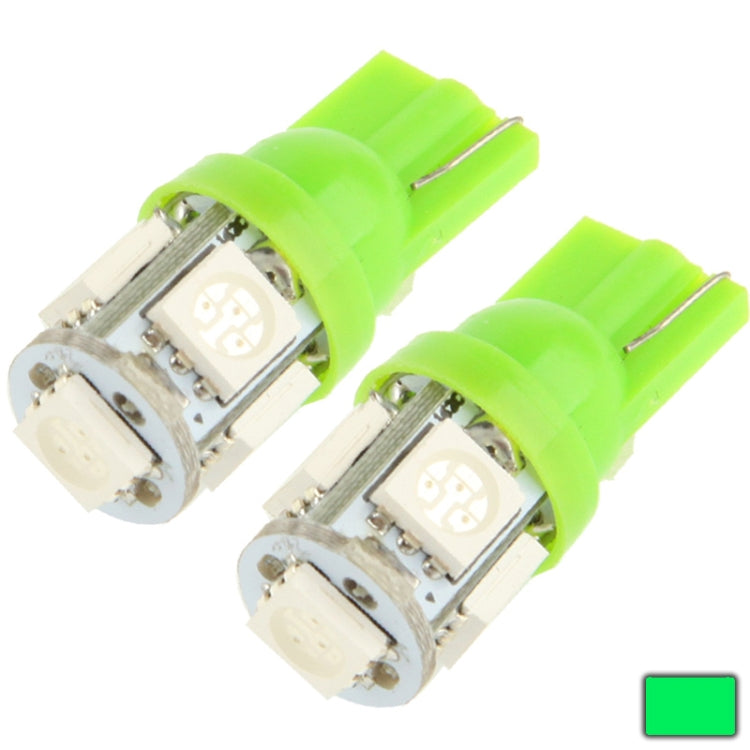 T10 5 LED 5050 SMD Car Signal Light Bulb, Pair, Pair, Red, Pair, Pink, Pair,Blue, Pair, Green, Pair, Yellow