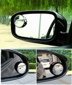 2 PCS SY-022 Car Vehicle Mirror Blind Spot Rear View Small Round Mirror, Diameter: about 5.6cm, SY-022(Black), SY-022