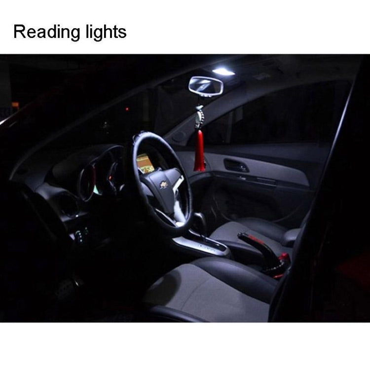 2 PCS T10 2W 120-140LM 6 LED Ice Blue 5050 LED Brake Light for Vehicles, DC12V, 6 5050 LEDs, 6 LED 5050 LEDs, 6  5050 LEDs