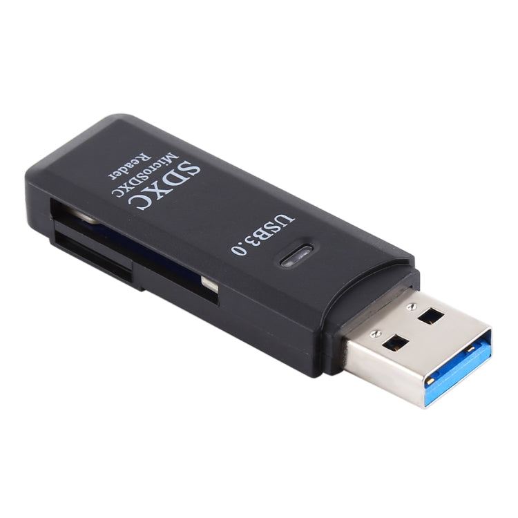 قارئ بطاقات USB 3.0 2 في 1، سرعة فائقة 5 جيجابت في الثانية، يدعم بطاقة SD / بطاقة TF