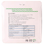 2 PCS Passive UTP Network Video Balun CAT5 to Camera CCTV BNC DVR O-612, 206C