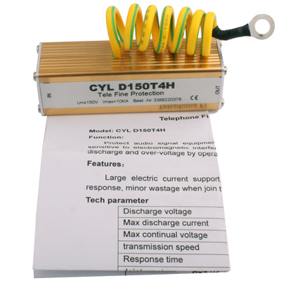 Sensitive Telecom Telephone Audio Signal Device Surge Protector Arrester, Protector Arrester