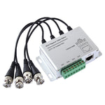 4 CH UTP Passive Video Balun , CCTV Via Twisted Pairs, 4 CH UTP