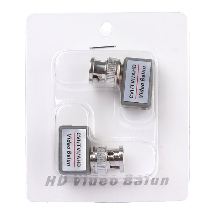 2 PCS 202C-HD CVI/TVI/AHD 1CH Passive Video Balun Coaxial Adapter, 202C-HD