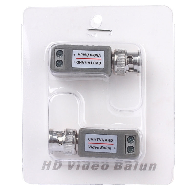 2 PCS 202E-HD CVI/TVI/AHD 1CH Passive Video Balun Coaxial Adapter, 202E-HD