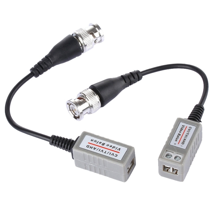 2 PCS HD 202P Coaxial CVI/TVI/AHD 1CH Passive Transceiver Video Balun, 202P