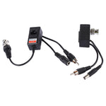 2 PCS HD 213B-C Coaxial CVI/TVI/AHD Video Audio Power Balun Transceiver, 213B-C