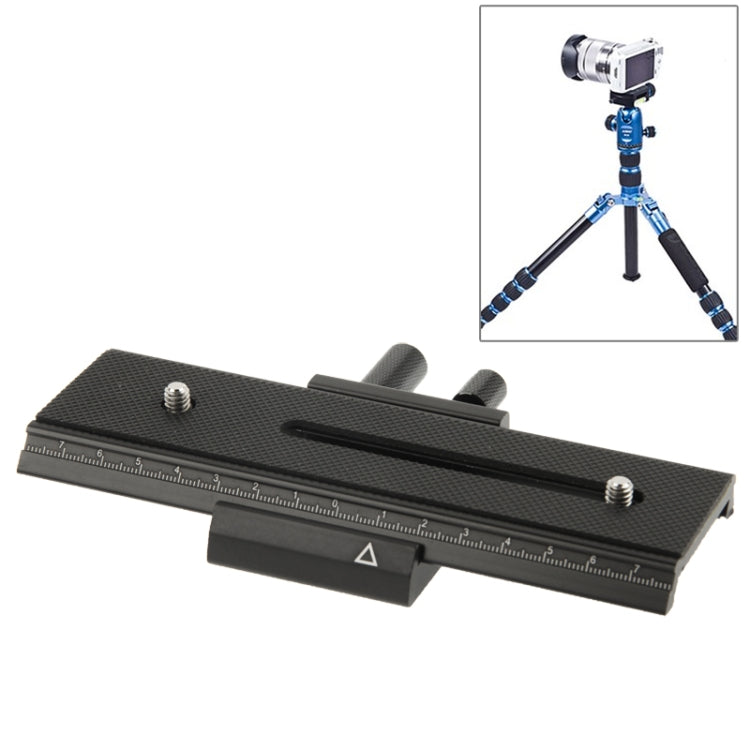 2-way Macro Focus Rail Slider Long-type Tripod Head Plate, Head Plate