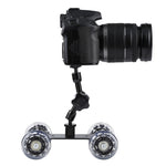 Floor Table Video Slider Track Dolly Car for DSLR Camera , Black