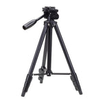 YUNTENG VCT-681 138cm SLR / Micro-SLR / Digital Cameras Tripod Stand, 4-Section Folding Aluminum Legs, Suitable for Canon / Nikon / Panasonic / Pentax / Casio / Sony / Fuji (Load Capacity: 3kg)