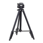 YUNTENG VCT-681 138cm SLR / Micro-SLR / Digital Cameras Tripod Stand, 4-Section Folding Aluminum Legs, Suitable for Canon / Nikon / Panasonic / Pentax / Casio / Sony / Fuji (Load Capacity: 3kg)