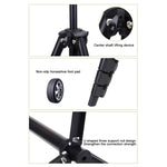 YUNTENG VCT-681 138cm SLR / Micro-SLR / Digital Cameras Tripod Stand, 4-Section Folding Aluminum Legs, Suitable for Canon / Nikon / Panasonic / Pentax / Casio / Sony / Fuji (Load Capacity: 3kg)