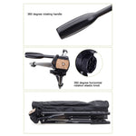 YUNTENG VCT-681 138cm SLR / Micro-SLR / Digital Cameras Tripod Stand, 4-Section Folding Aluminum Legs, Suitable for Canon / Nikon / Panasonic / Pentax / Casio / Sony / Fuji (Load Capacity: 3kg)