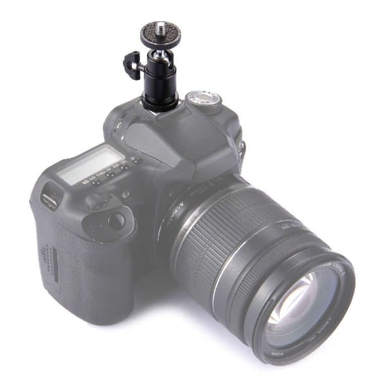 Têtes de trépied à griffe flash en alliage d'aluminium, adaptateur à vis mâle 1/4 pouce