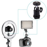 Têtes de trépied à griffe flash en alliage d'aluminium, adaptateur à vis mâle 1/4 pouce