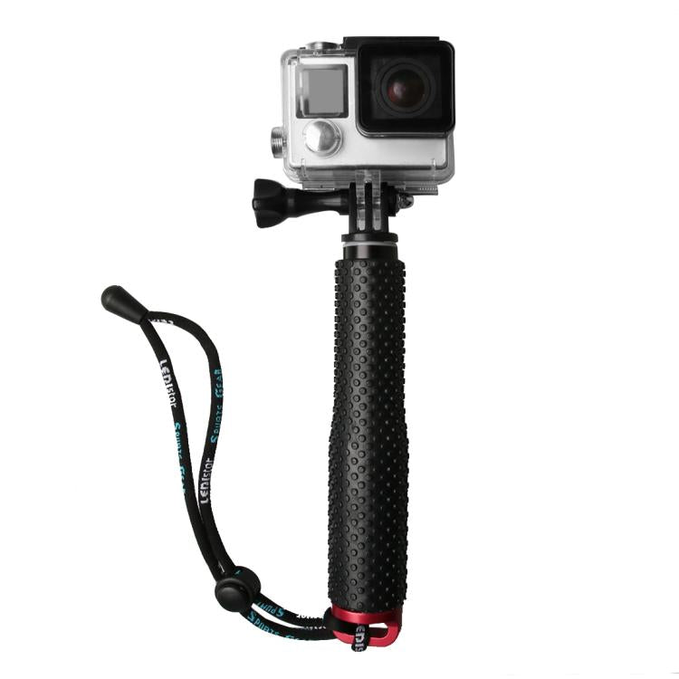 Handheld 49cm Extendable Pole Monopod with Screw for GoPro, Insta360, DJI and Other Action Cameras, Max Length: 49cm(Red), Max Length: 49cm(Blue), Max Length: 49cm(Gold), Max Length: 49cm(Green)