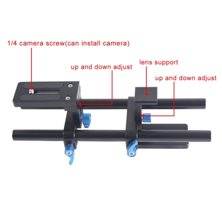 YEANGU YLG1005A 15mm Quick Release Rail Rod for SLR Cameras, YLG1005A