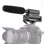 ميكروفونات تسجيل مكثفة SGC-598 مخصصة للتصوير الفوتوغرافي والمقابلات لكاميرات DSLR وكاميرات الفيديو