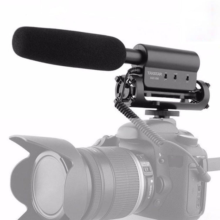 ميكروفونات تسجيل مكثفة SGC-598 مخصصة للتصوير الفوتوغرافي والمقابلات لكاميرات DSLR وكاميرات الفيديو