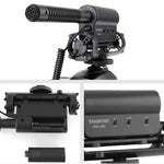 ميكروفونات تسجيل مكثفة SGC-598 مخصصة للتصوير الفوتوغرافي والمقابلات لكاميرات DSLR وكاميرات الفيديو