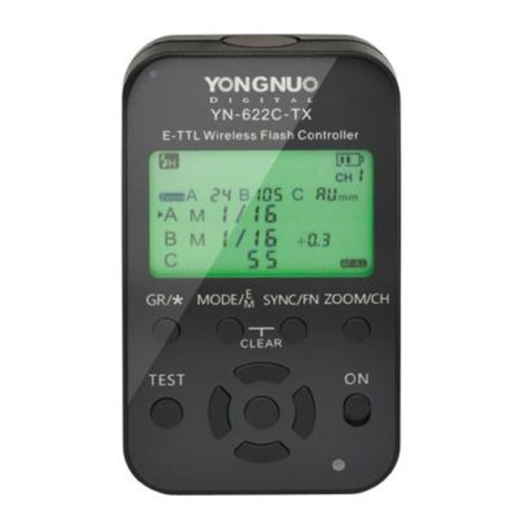 YONGNUO YN-622C-TX Wireless TTL Flash Controller Transmitter for Canon, YN-622C-TX