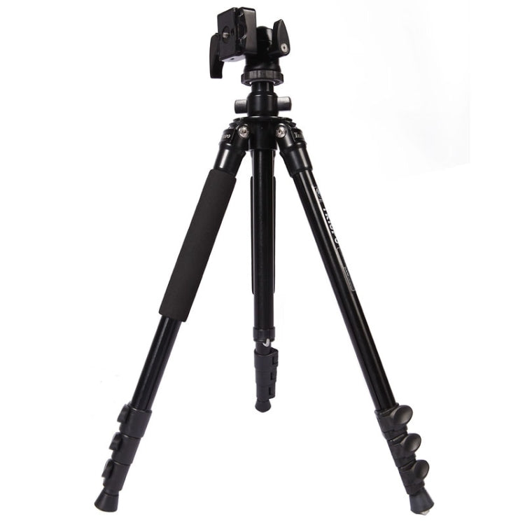 Triopo C-158+KJ-1 Adjustable Portable Aluminum Alloy Tripod, C-158+KJ-1 (Black)