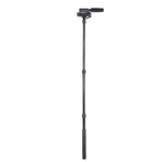 Aluminum Alloy Handheld Boom Pole Holder for SLR Camera / LED Light Microphone, Max Length: 173cm