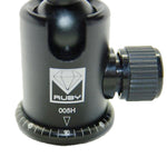 RUBY 005H Aluminium Magnesium Alloy Tripod Ball Head with Quick Release Plate Adapter, Aluminium