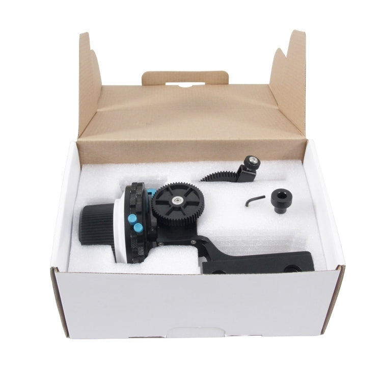 YELANGU YLG0103D F4 Limit Follow Focus with Adjustable Gear Ring Belt for Canon / Nikon / Video Cameras / DSLR Cameras, YLG0103D