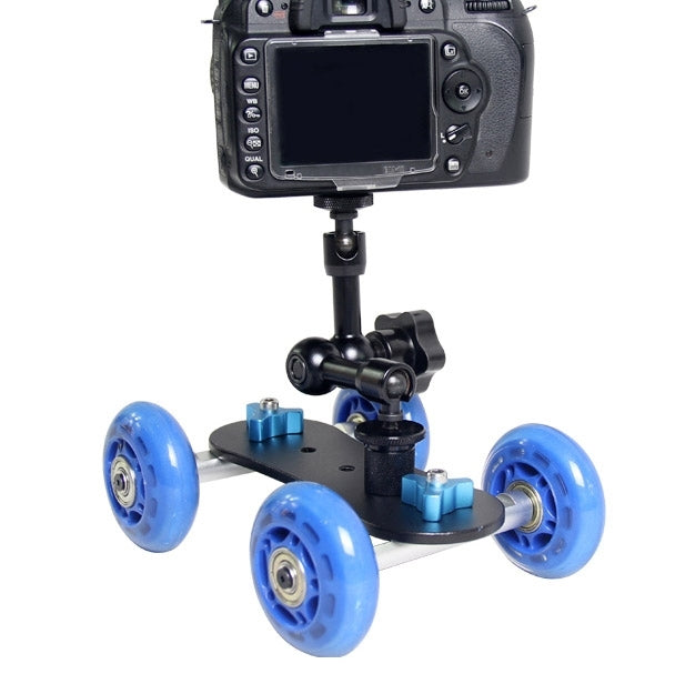 YELANGU YLG0105B Mini Scaled Camera Dolly Track Car for Canon / Nikon Cameras / DSLR Camera, YLG0105B