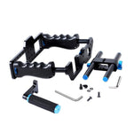 YELANGU YLG0107E-A Protective Cage Handle Stabilizer Top Set for DSLR Camera