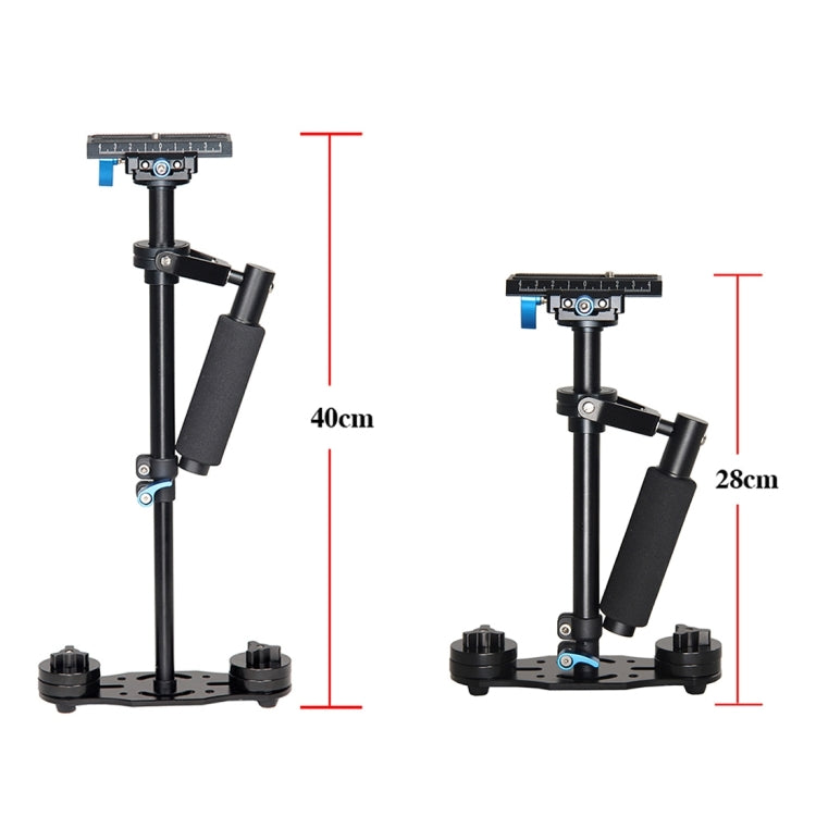 YELANGU S40L 40cm Aluminum Alloy Handheld Stabilizer for DSLR Camera DV